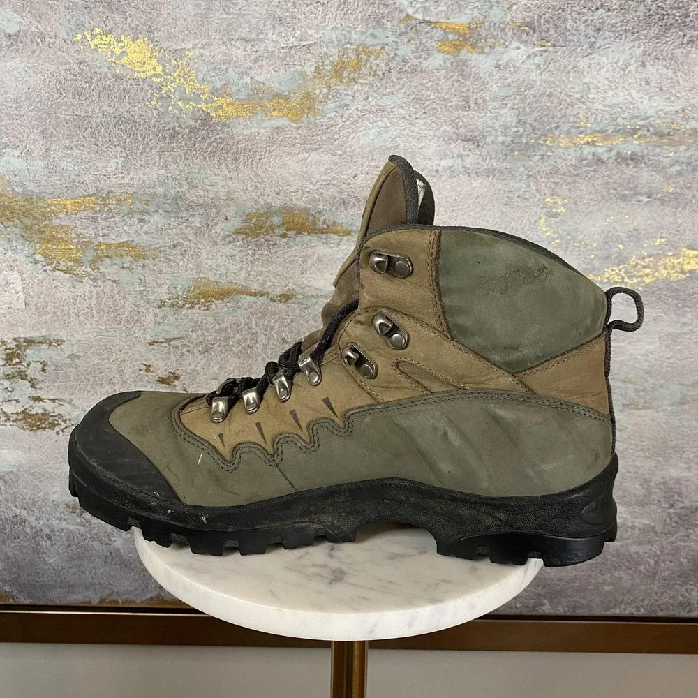 Montrail Boots Mens Size 10.5 Brown Nubuck Vibram Waterproof Hiking Snow Ankle
